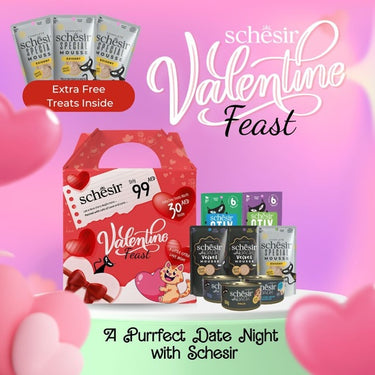 Schesir After Dark Valentine Feast'25 Gift Pack For Cats